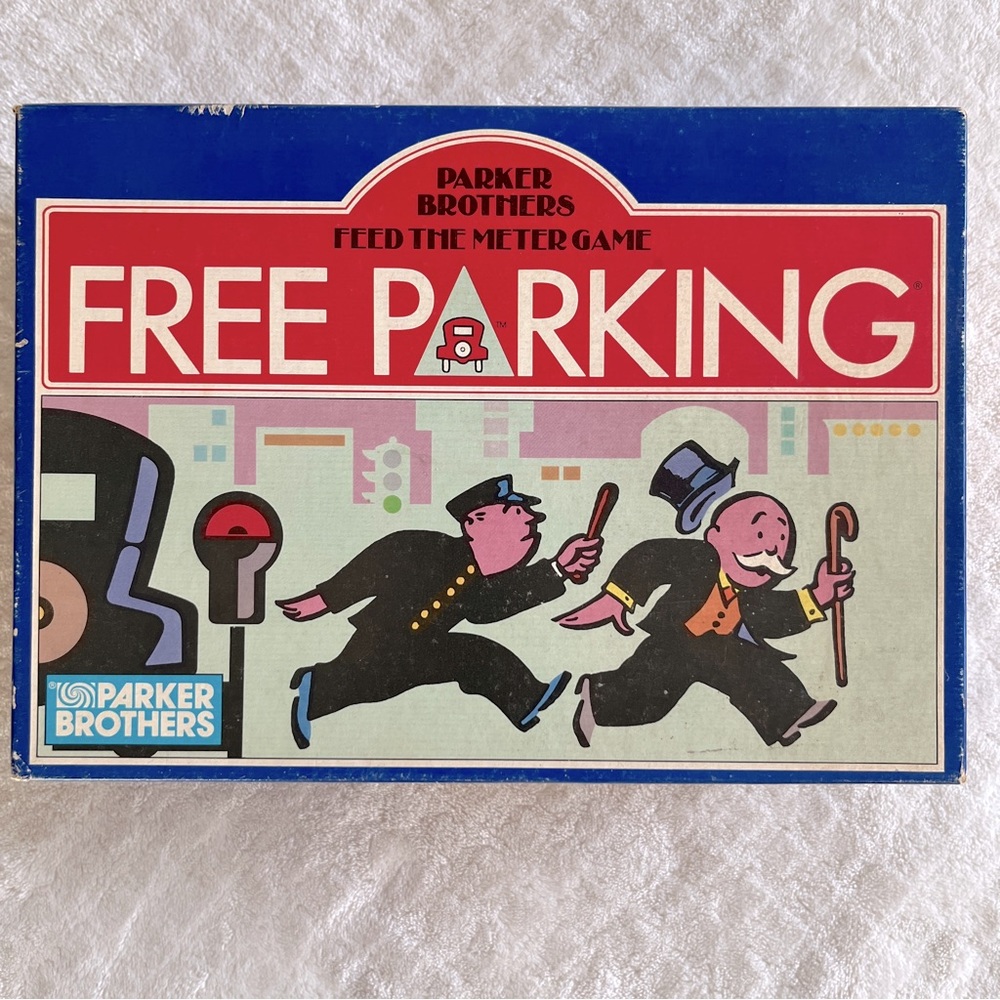Vintage - Complete - Free Parking, Parker Brothers game